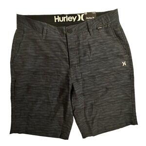 HURLEY WALK SHORTS Men's 34 10" Inseam Stretch Hybrid Lightweight Golf Casual
